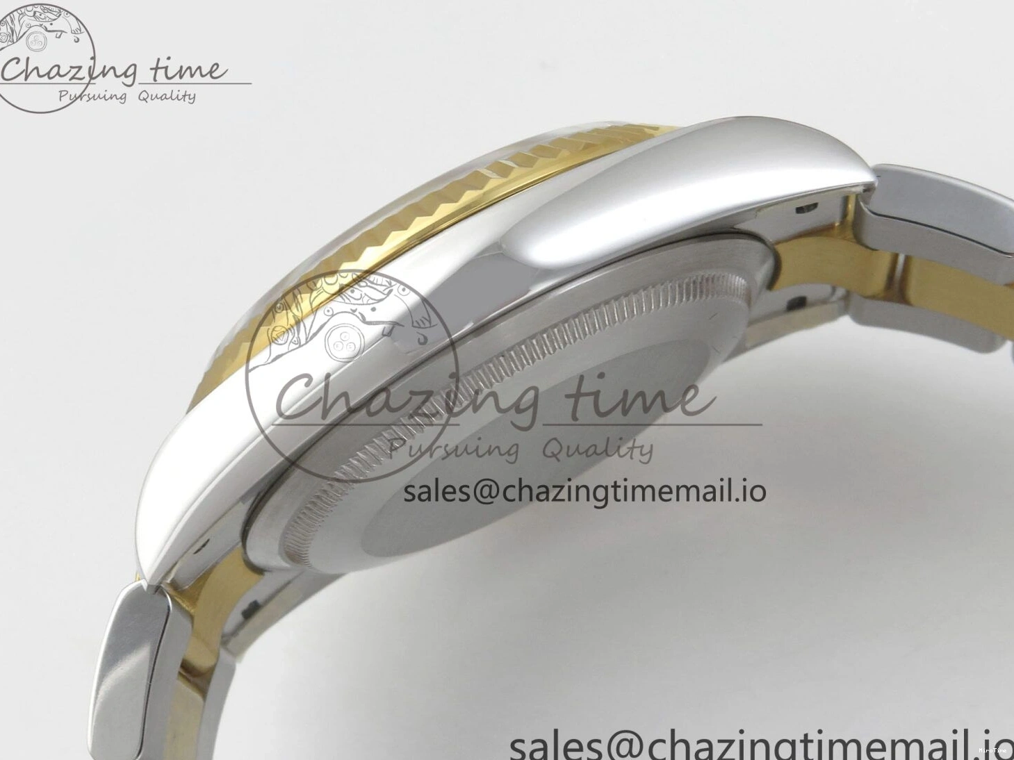 MiroTime 0327 SunProtective DateJust 36 SS YG ARF 1:1 Best Edition 904L Steel YG Leaf Diamonds Dial on Oyster Bracelet SH 87